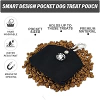 Vista 5 de COOWONE Bolsa de golosinas para perros pequeños, bolsa de entrenamiento para perros, bolsas de golosinas para entrenamiento de mascotas, bolsa