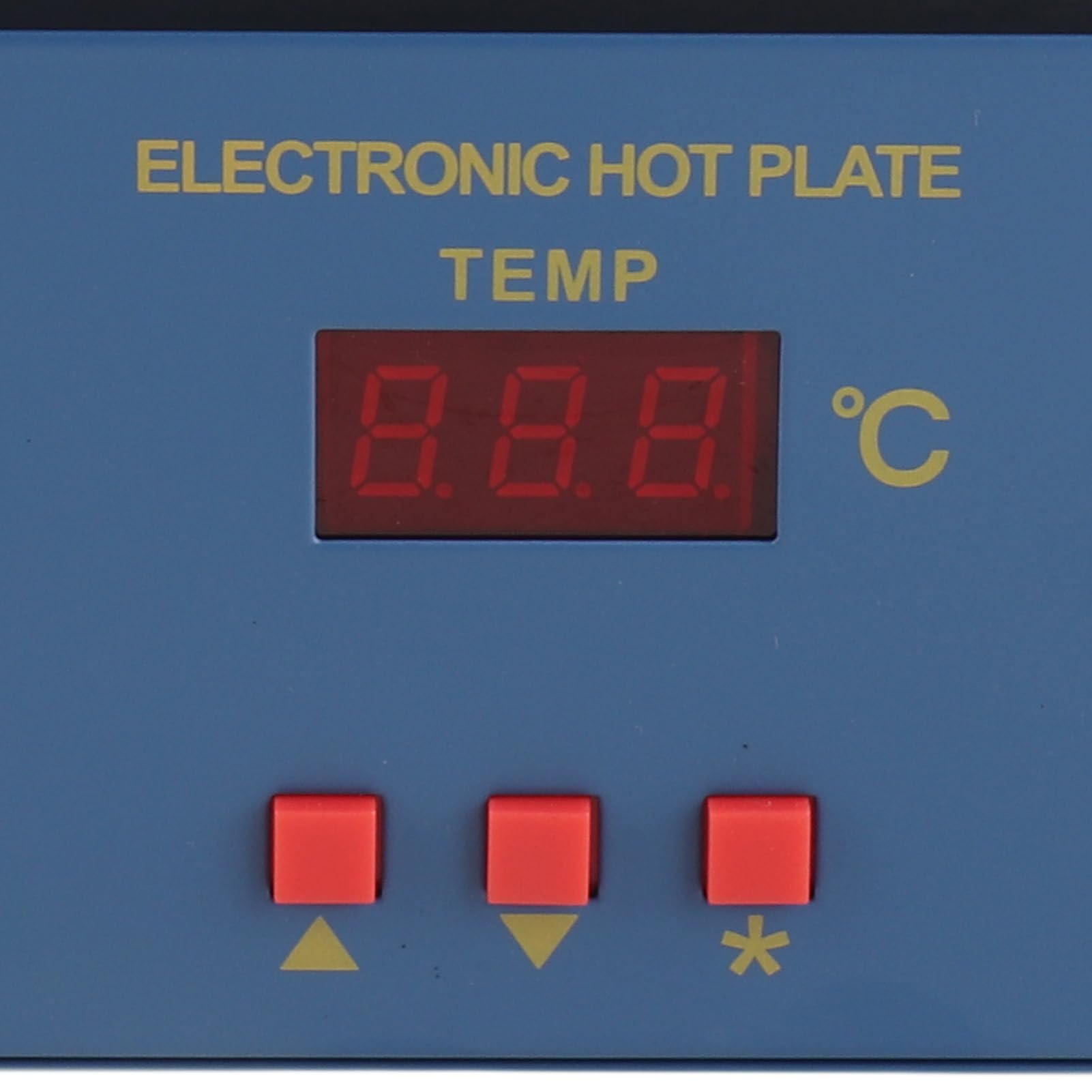 Placa de Calentamiento y Precalentamiento para PCB y Soldadura 200x200mm 800W LED con Manual de Usuario (Chino e Inglés)(EU plug 220V)