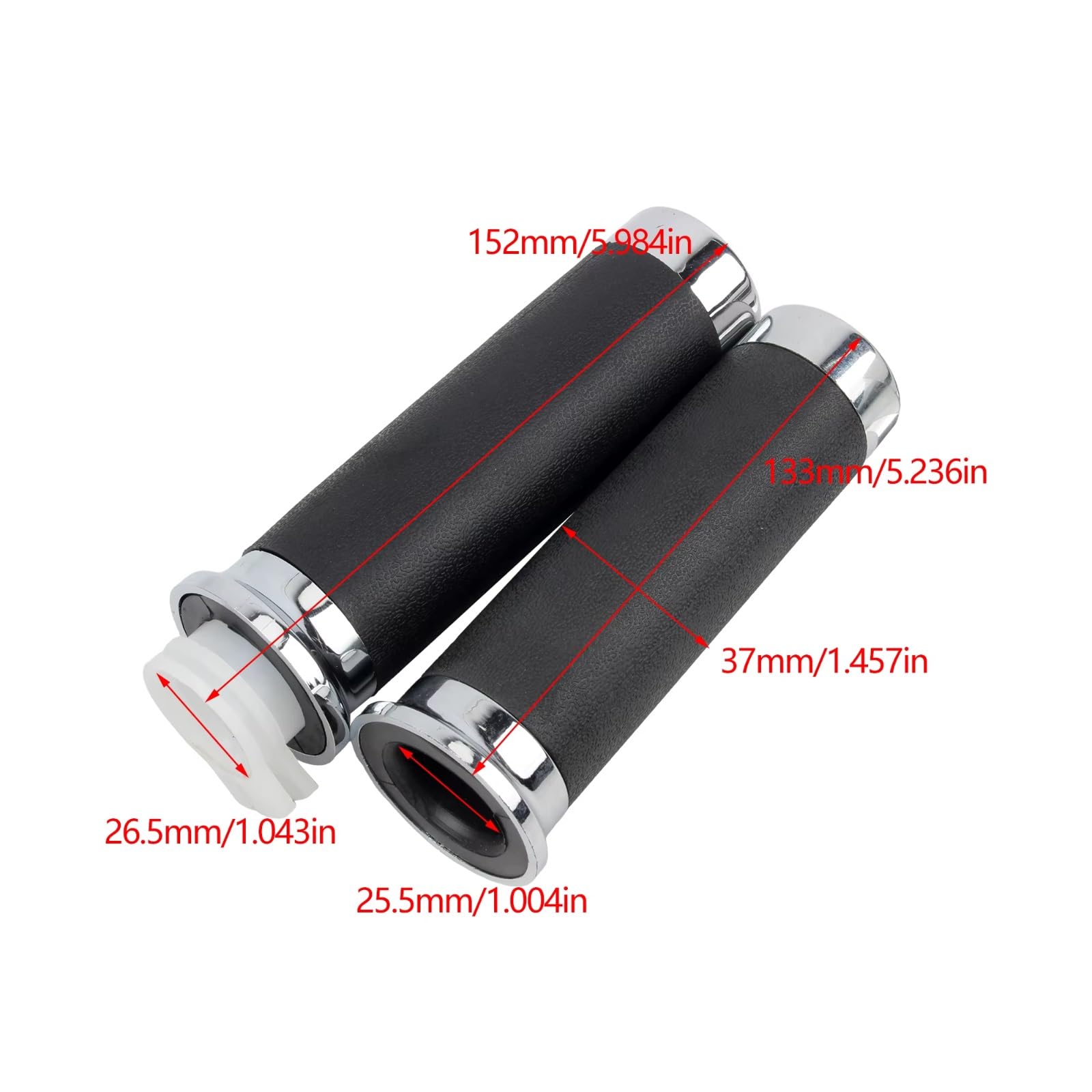 Cubiertas Manillar Moto Empuñaduras Antimanga para Yamaha para XVS 400