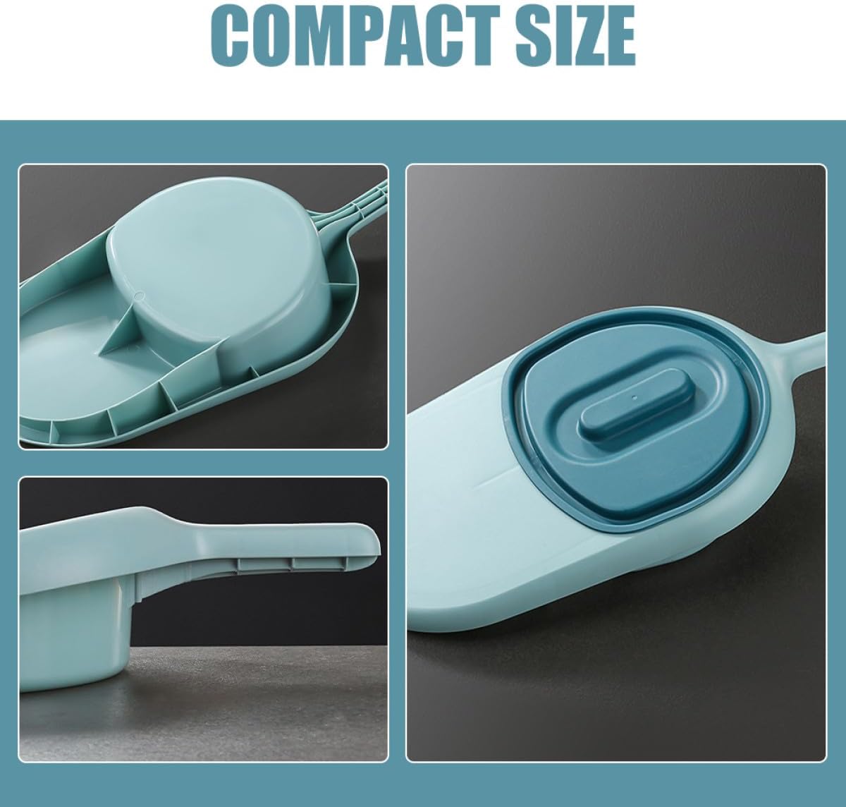 Portable Bedpan with Lid and Handle, Plastic Urine Bedpan for Elderly and Disabled Patients, Lightweight Portable Toilet for Home and Use