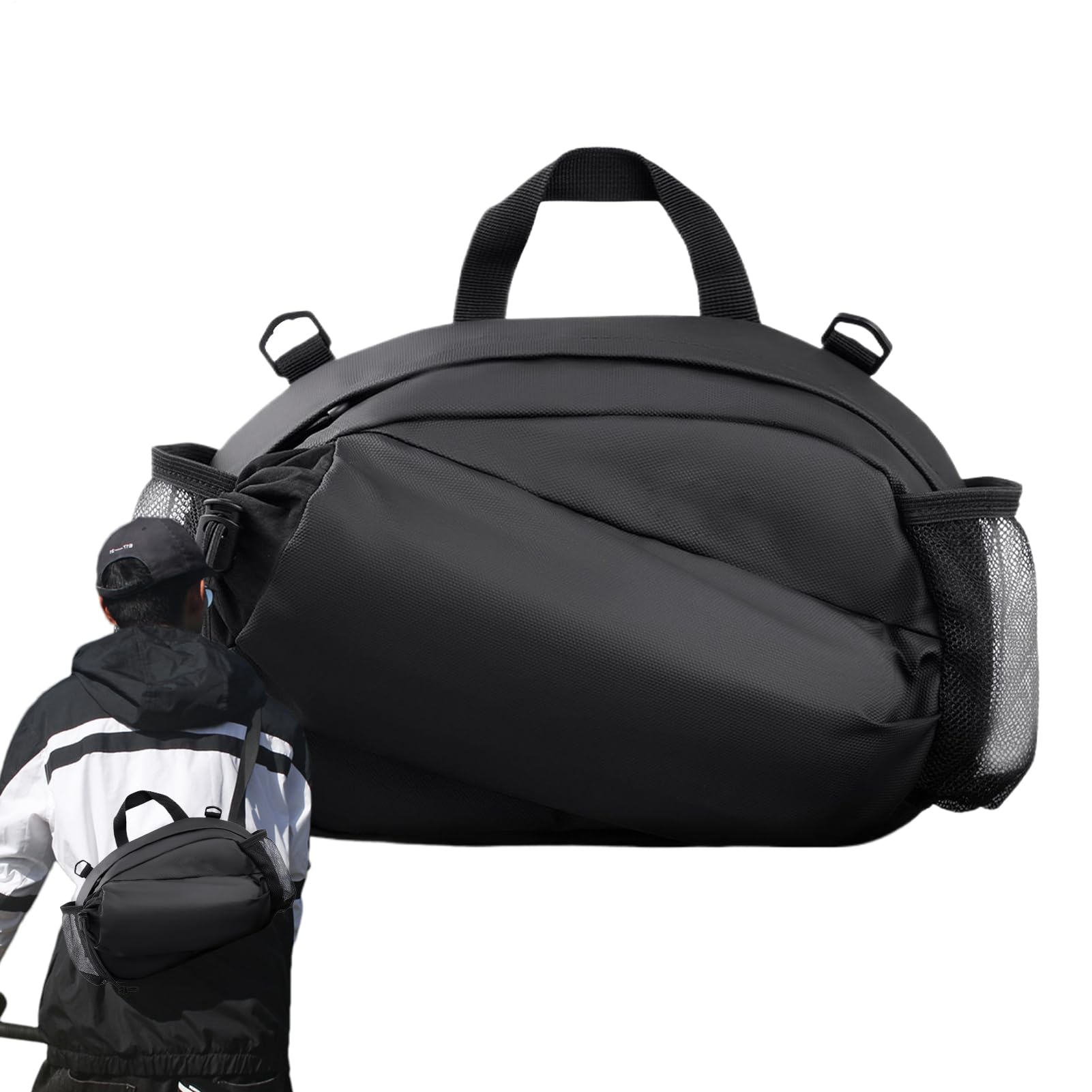 Bolsa Para Manillar De Bicicleta Bolsa Frontal con Correa para Hombro