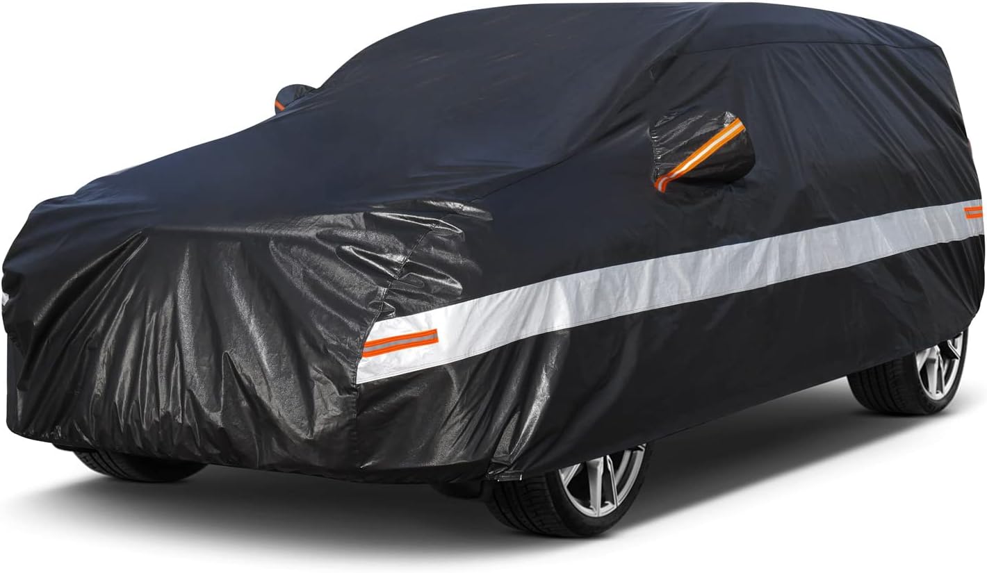 Holthly 10 Layers SUV Car Cover 100 Waterproof Outdoor,Waterproof