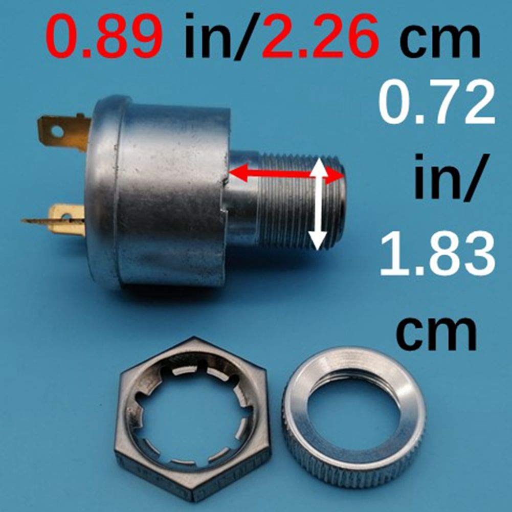 Ignition Switch, Ignition Starter Switch, 3 Way 4 Terminal with 2 Keys 33639G01 Replacement Fit Ignition Switch, Ignition Starter Switch, 3 Way 4 Terminal with 2 Keys 33639G01 Replacement Fit