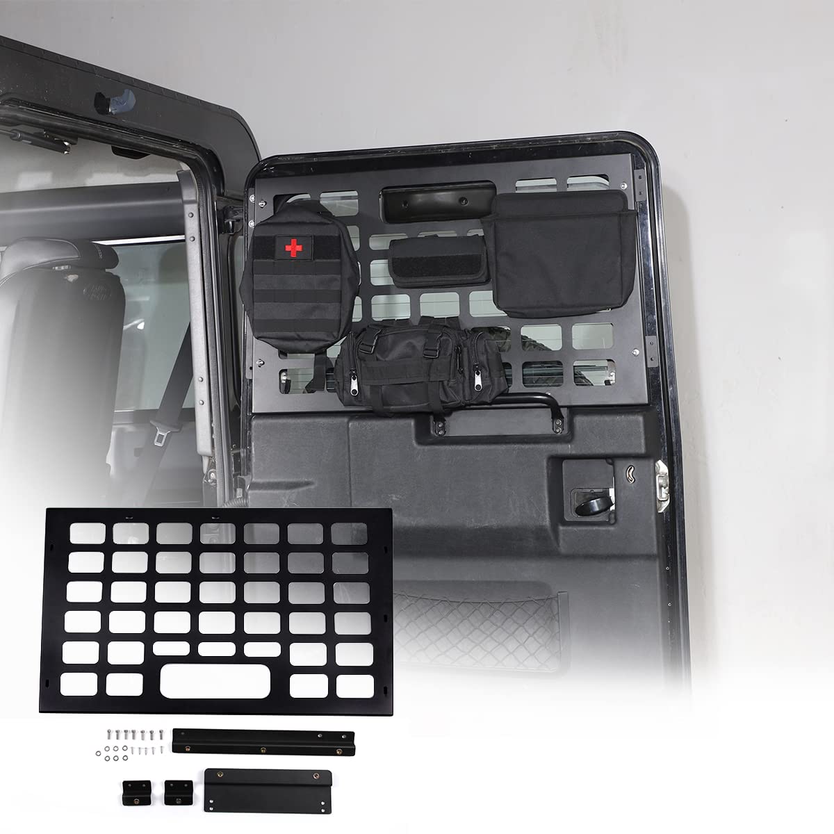 Organiseur de coffre en aluminium : idéal pour vos bivouacs en Defender