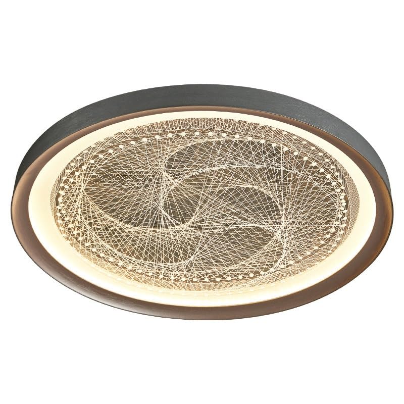 Plafonnier LED lumière complète et intensité variable pour chambre moderne
