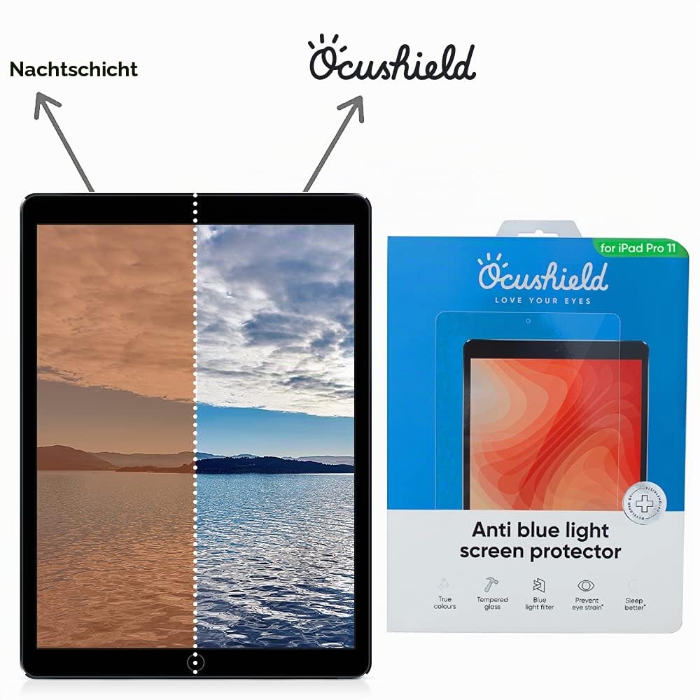 Ocushield Anti Blaulicht Schutz iPad Air 4./5. 10.9" & Pro 11"