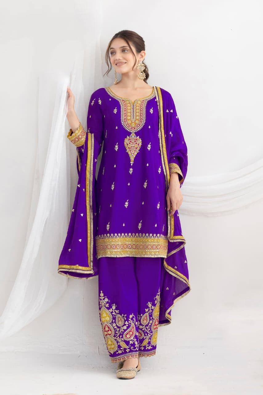 STELLACOUTURE Ready to wear salwar kameez for women, Indian Pakistani traditional ethnic suit, Eid, Wedding, Party 3001-O