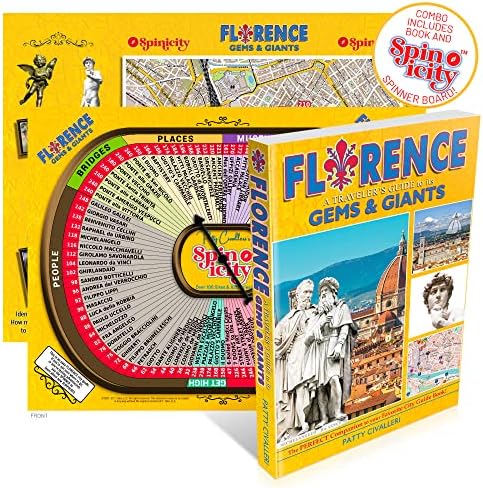 Patty Civalleri - FLORENCE Italy travel guide - incl EZ Trip Planner Spinner Board - deep historic Seasoned travel 2023 tour guidebook for Italian traveling repeat over 50+ visitors honeymoon vacation