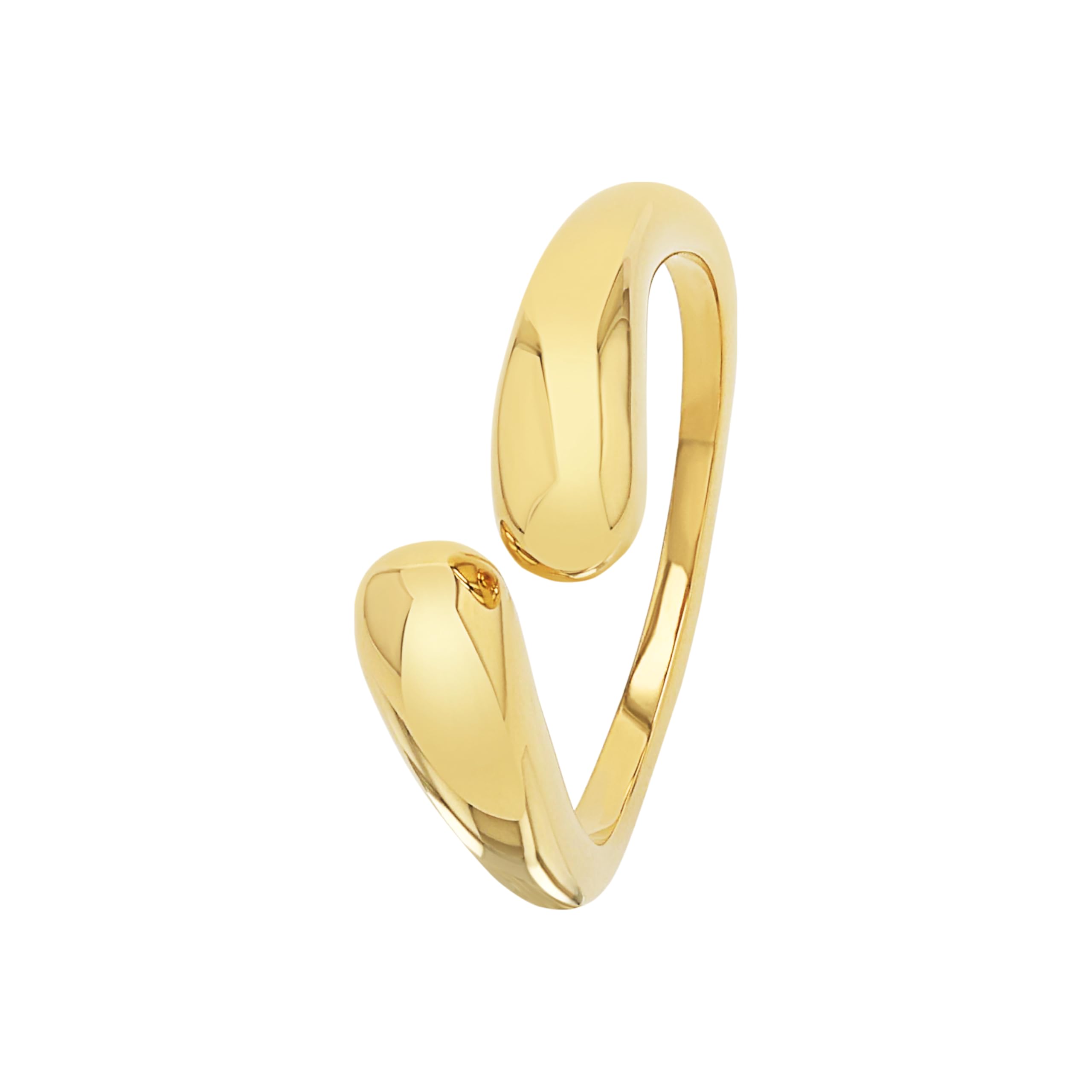 s.Oliver Ring Edelstahl Damen Ringe, Gold, Kommt in Schmuck Geschenk Box – Ansicht 2