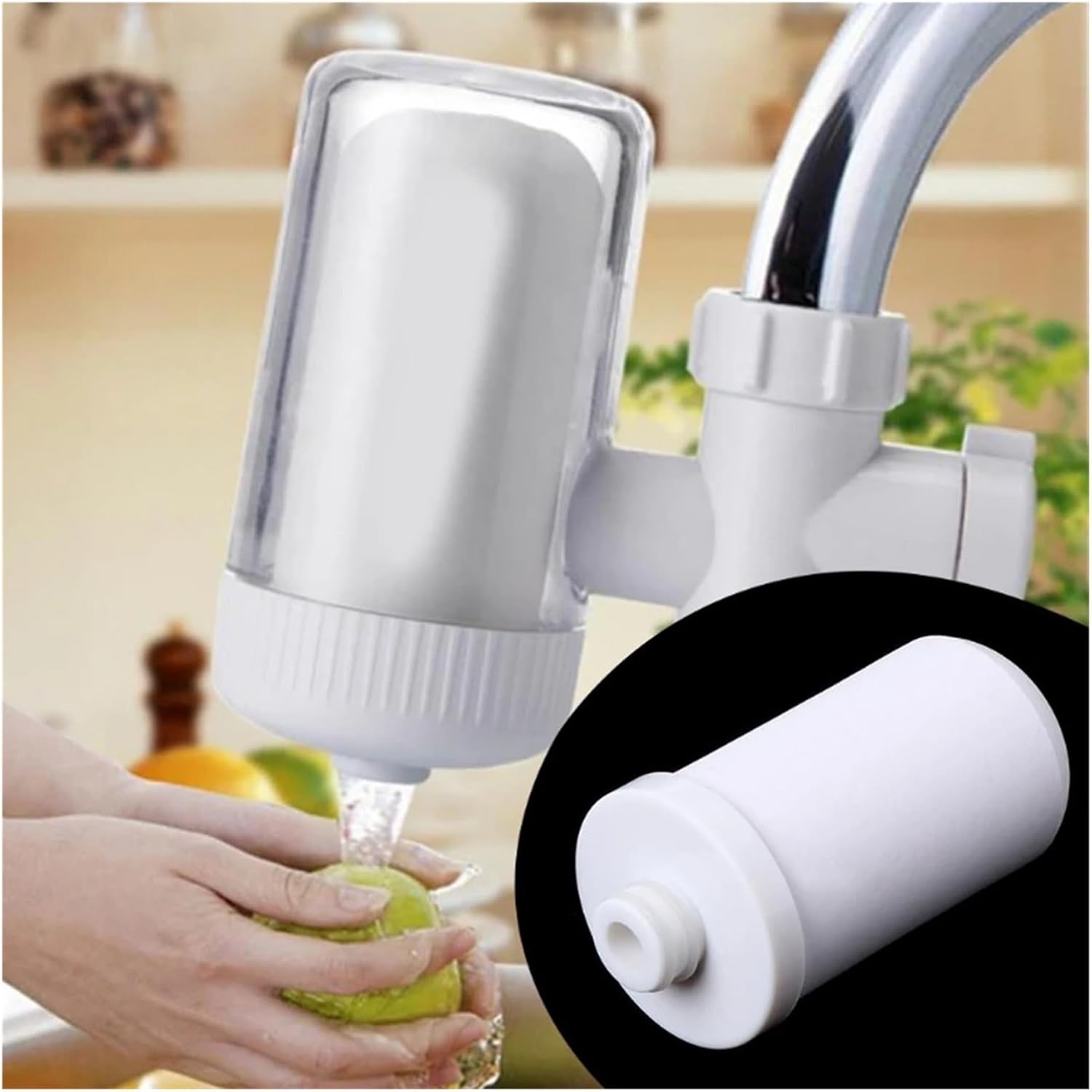 808F Faucet Mount Water Filter System Replacement Purifier Cartridge Home Kitchen