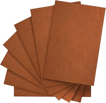 IOOLEEM Brown Felt Sheets, 30pcs 7"x11.3"Close to A4 Size - 18x28.5 cm Pre-Cut Felt Sheet for Crafts, Craft Felt Fabric Sheets, Sewing Felt Rectangle for Patchwork.