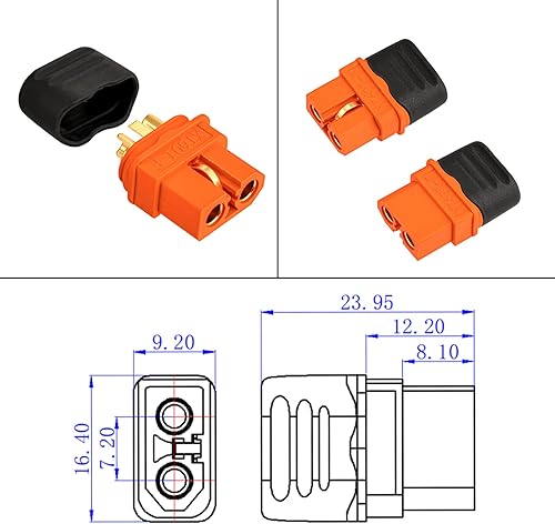 Miniatura 8 de ELFCULB Cable solar a XT60i, conector solar de 12 AWG a XT60i Cable adaptador para estación de energía portátil generador solar paquete de batería