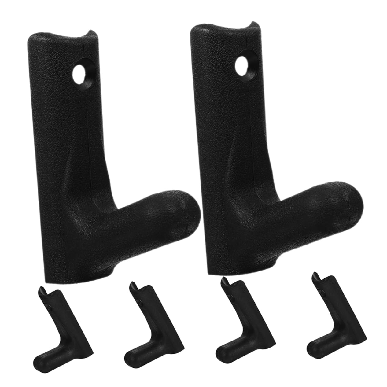 MUSISALY Versatile 6pcs Barbell Rack Stand Wall Mount Dumbbell Holder Weight Storage Hooks Gym Equipment Organizer