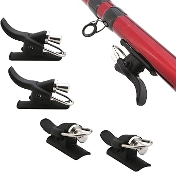 Castease Pro for Casting, 4Pcs Sea Fishing Casting Trigger Surf Fishing Trigger Aid Thumb Button, Cannon Clip Fixed Spool Casting Aid Fishing Accessories for Security Finger Protector