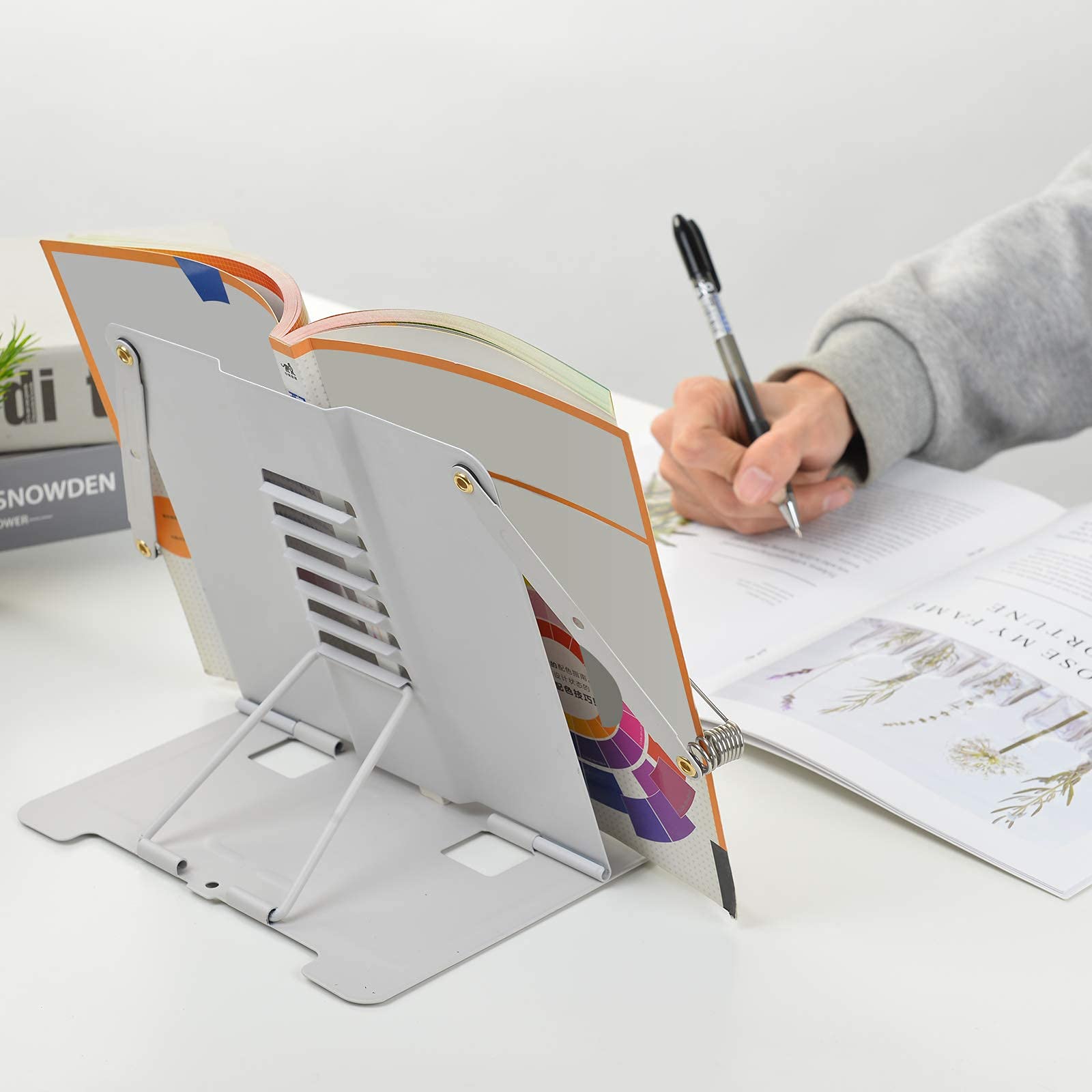 Foldable Book Stand - Hands-Free Reading! -3