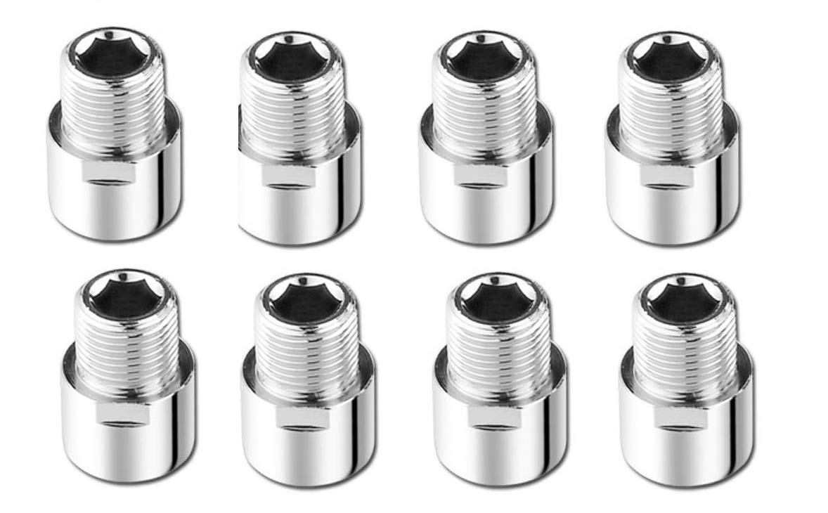 NEW WARE CP Pipe Extension Nipple Brass, Length 1" Inch (Pack of 8) - Chrome Finish, Silver - Durable Pipe Fitting for Plumbing Systems (B08QRFYK13) Amazon Price History, Amazon Price Tracker