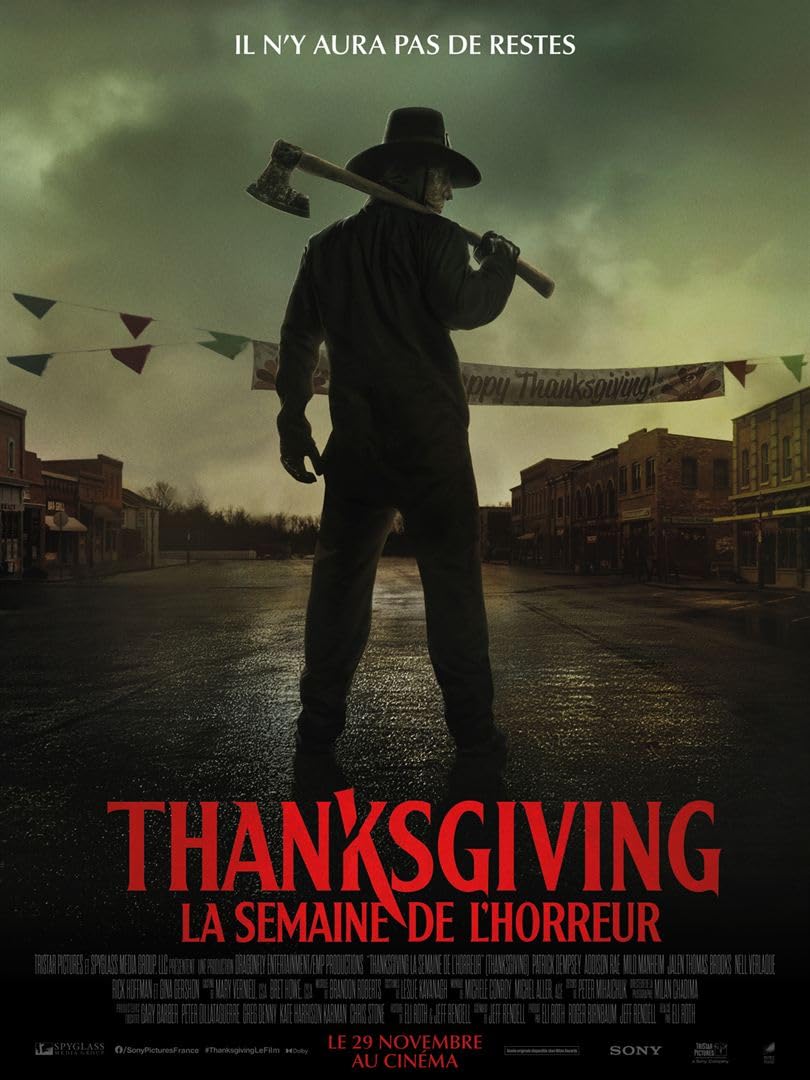 Affiche originale Thanksgiving Eli Roth 2023 grand format 120x160 d'ambiance