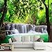 Produktbild Mddjj Benutzerdefinierte 3D Fototapete Natur Landschaft Wasserfall Wandbild Wohnzimmer Tv Hintergrund Wandbilder Wallpaper Wallpaper 3D-450X300Cm