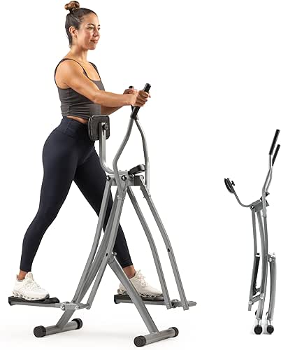 Sunny Health & Fitness Foldable Air Walk Elliptical, 30" inch