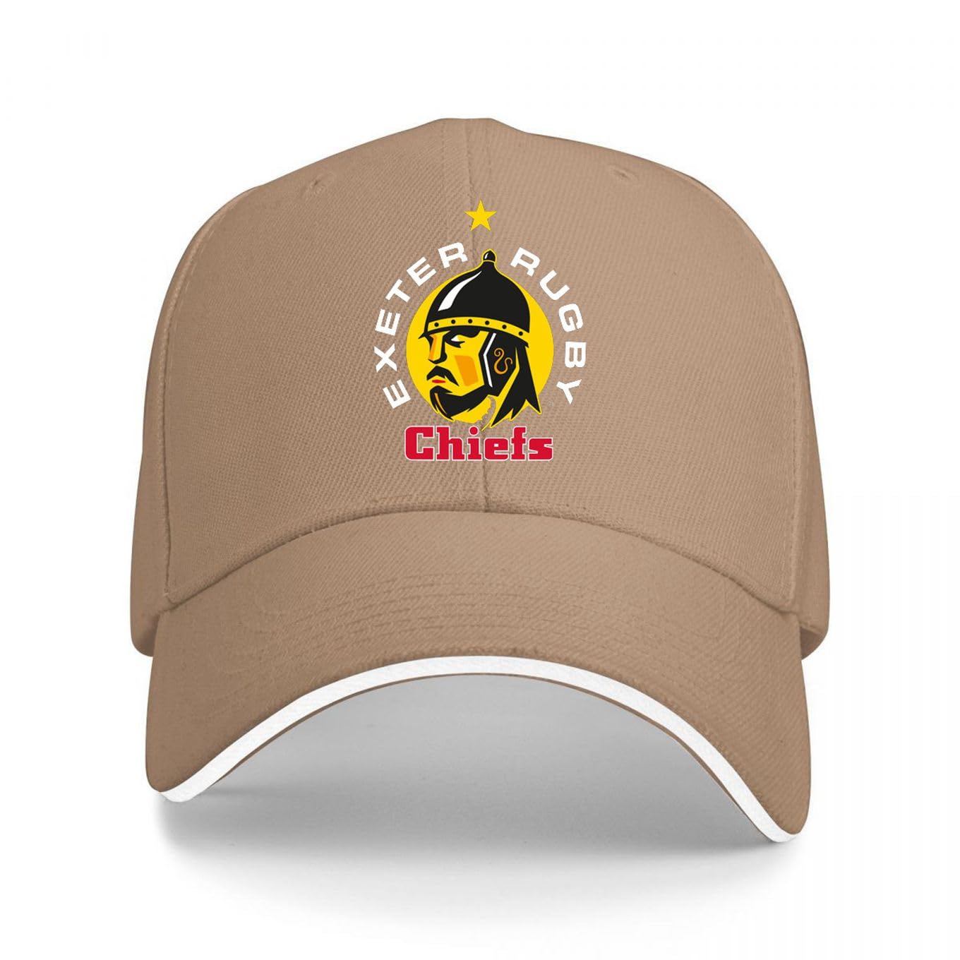 Inwedbw Exeter Chiefs Rugby Natural Unisex Adjustable Baseball Cap