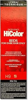 L'Oréal Technique HiColor Reds Permanent Hair Color | Lifts Dark Hair in One Step | No Brassiness | Rich, Smooth Creme Formula | Intense, Long-Lasting Color | Sizzling Copper