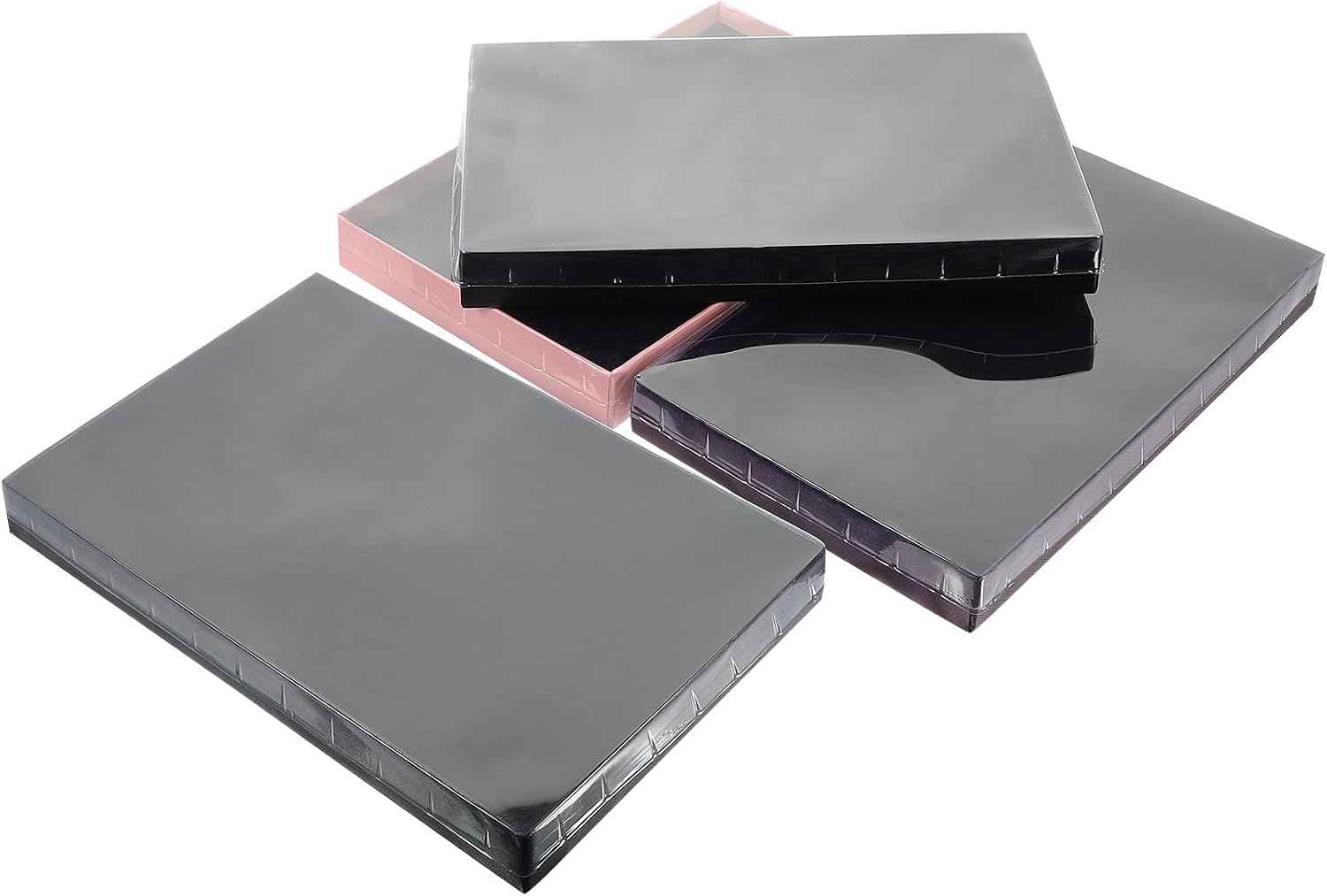Ipetboom 4 Piece Ring Display Tray Insert with 100 Slots Jewelry Holder