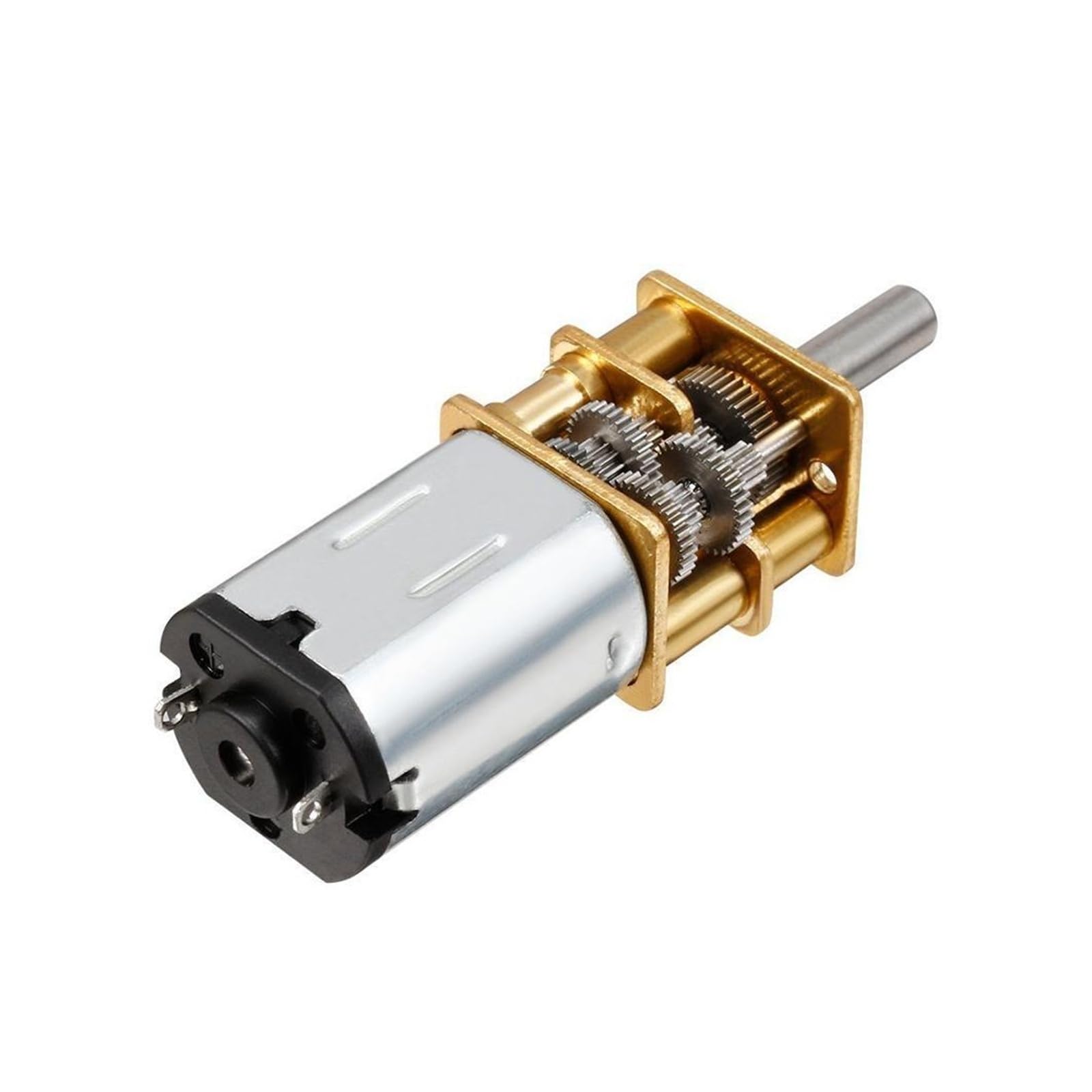 DC 3 V/6 V/12 V N20 pour mini moteur Micro Metal Gear avec roue de vitesses, 15/30/50/60/100/200/300/500/1000 tr/min, couple élevé, faible vitesse, pour robot de voiture radiocommandé, verrouillage de