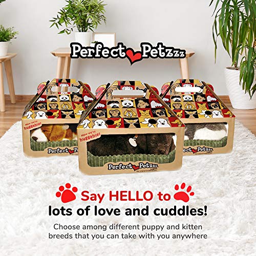 Perfect Petzzz Original Petzzz Black Lab Realistic, Lifelike Stuffed Interactive Pet Toy, Companion Pet Dog with 100% Handcrafted Synthetic Fur - Thumbnail 7