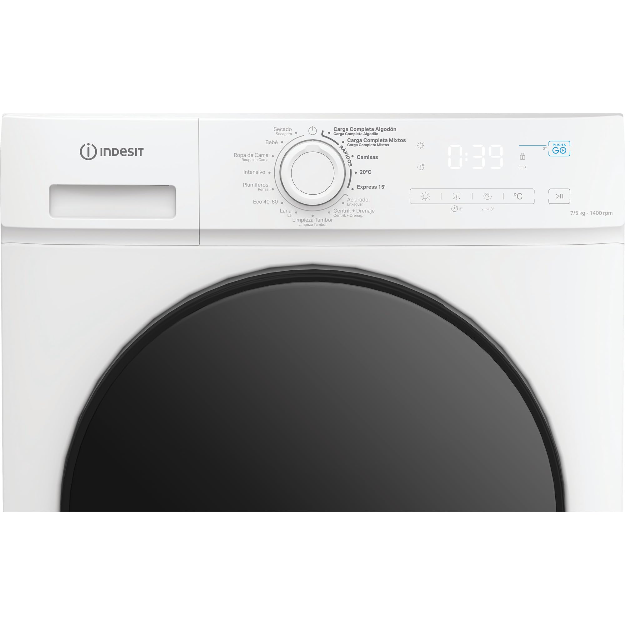 Indesit - Lava Secadora IDMA 75624 MY TIME SPT