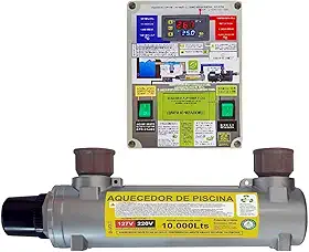 AQUECEDOR DE PISCINA ELETRICO PARA 10.000 LITROS (220, Volts)