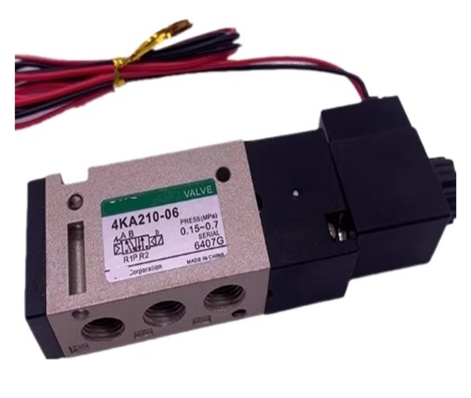 CXDFRSER Solenoid valve 4KA210-06-L 4KA220-06-L 4KA230-06-L 4KA240-06-L 4KA250-06-L 4KA310-08-L 4KA320-08-L 4KA410-10-L 4KA420-10-L(4KA250-06,-L-DC24V)