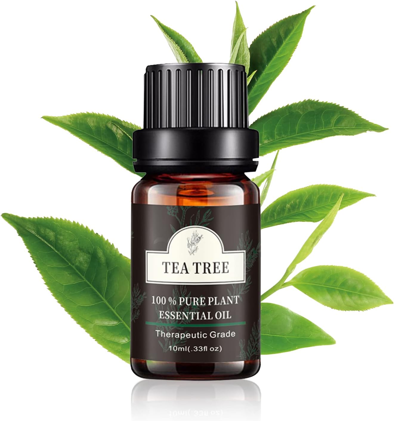 Poven ティートゥリー 10ml アロマオイル エッセンシャルオイル ティーツリー精油 天然100 超人気の エッセンシャルオイル