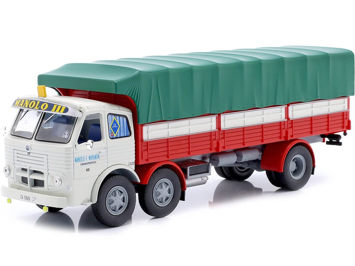 1968 Camión Pegaso 1063 [CA-72826] "Manolo III" Rojo/Verde 1:43 Salvat PEG1063
