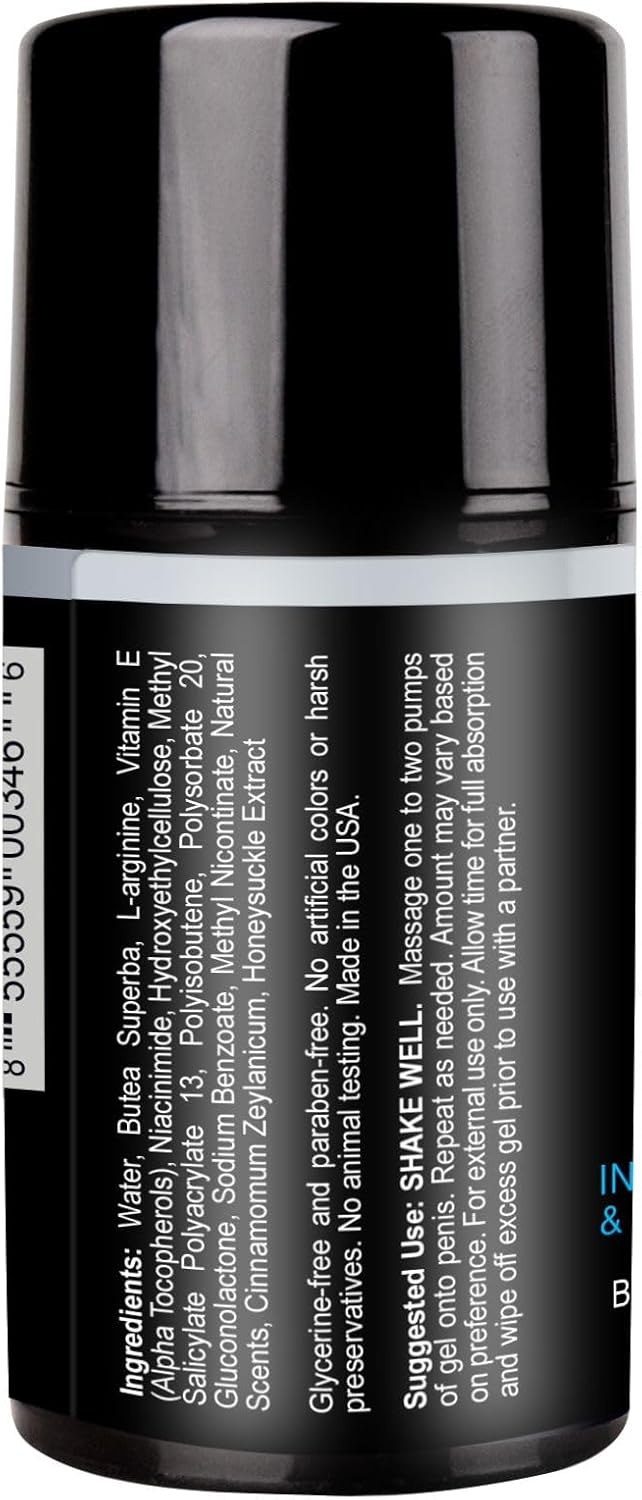 Sensuva On Power Glide for Him, Stimulating Arousal Gel for Men, Sexual Enhancer, Sex Enhancements for Male Sensation Gel, Tingling Sexual Enhancement for Penis Pleasure,USA (1.7 Fl. Oz.)