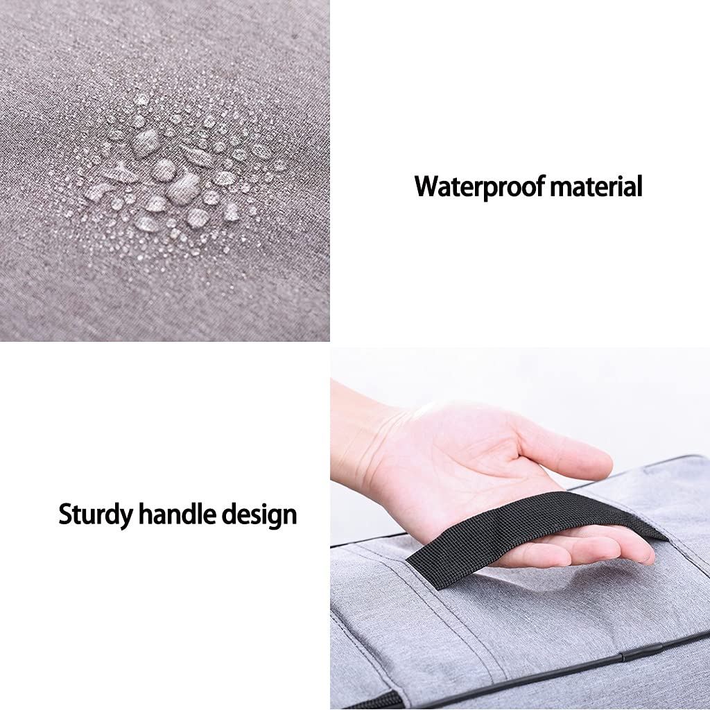 Busta per documenti, Portadocumenti con cerniera, organizer for documenti importanti, borsa portadocumenti impermeabile(Gray)