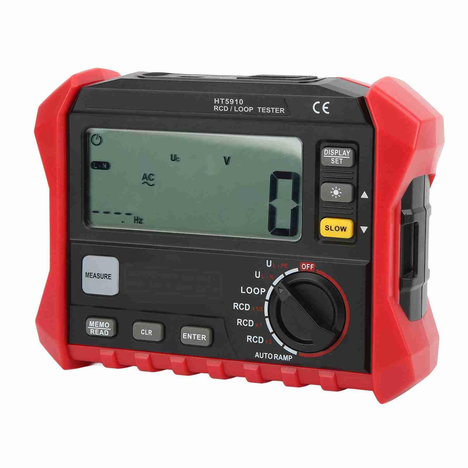 Fafeicy Tester Digitale Per La Resistenza Di Isolamento HT5910, Tester Elettrico Multifunzionale In Materiale ABS Per La Misurazione Del Circuito Di Tensione E Corrente, Ideale Per Elettricisti E