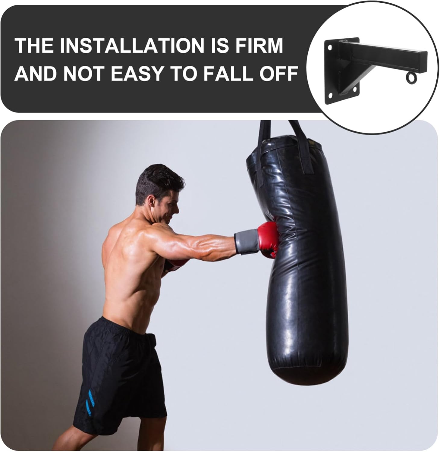 VANZACK Sturdy Heavy Bag Wall Mount Boxing Stand for Easy Install Hanger
