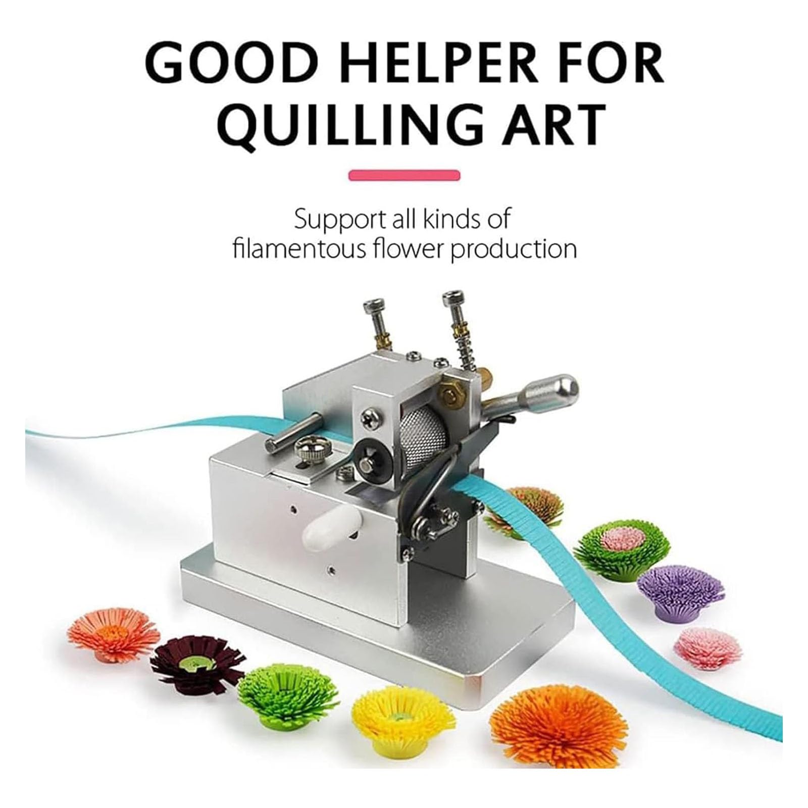 Fringer manuale per quilling per fai da te, larghezza regolabile della nappa, ideale per decorazioni per feste e regali, perfetta per appassionati di fai da te e insegnanti d'arte