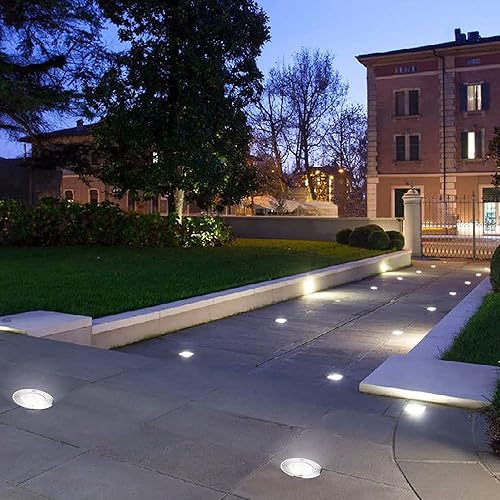 Miniatura 7 de Paquete de 6 luces LED de 7 W, luces de paisaje de bajo voltaje, iluminación de paisaje de suelo de 12 V24 V, IP67, impermeable, para exteriores,