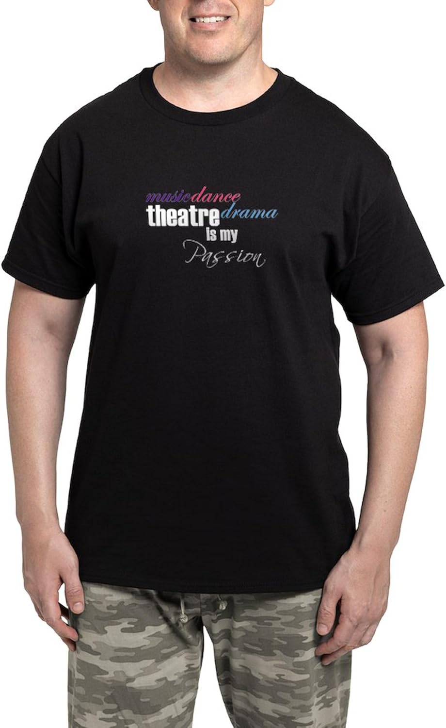 CafePress Theatre Is My Passion Pajamas Novelty Men's Pajama Set, Comfortable PJ Sleepwear