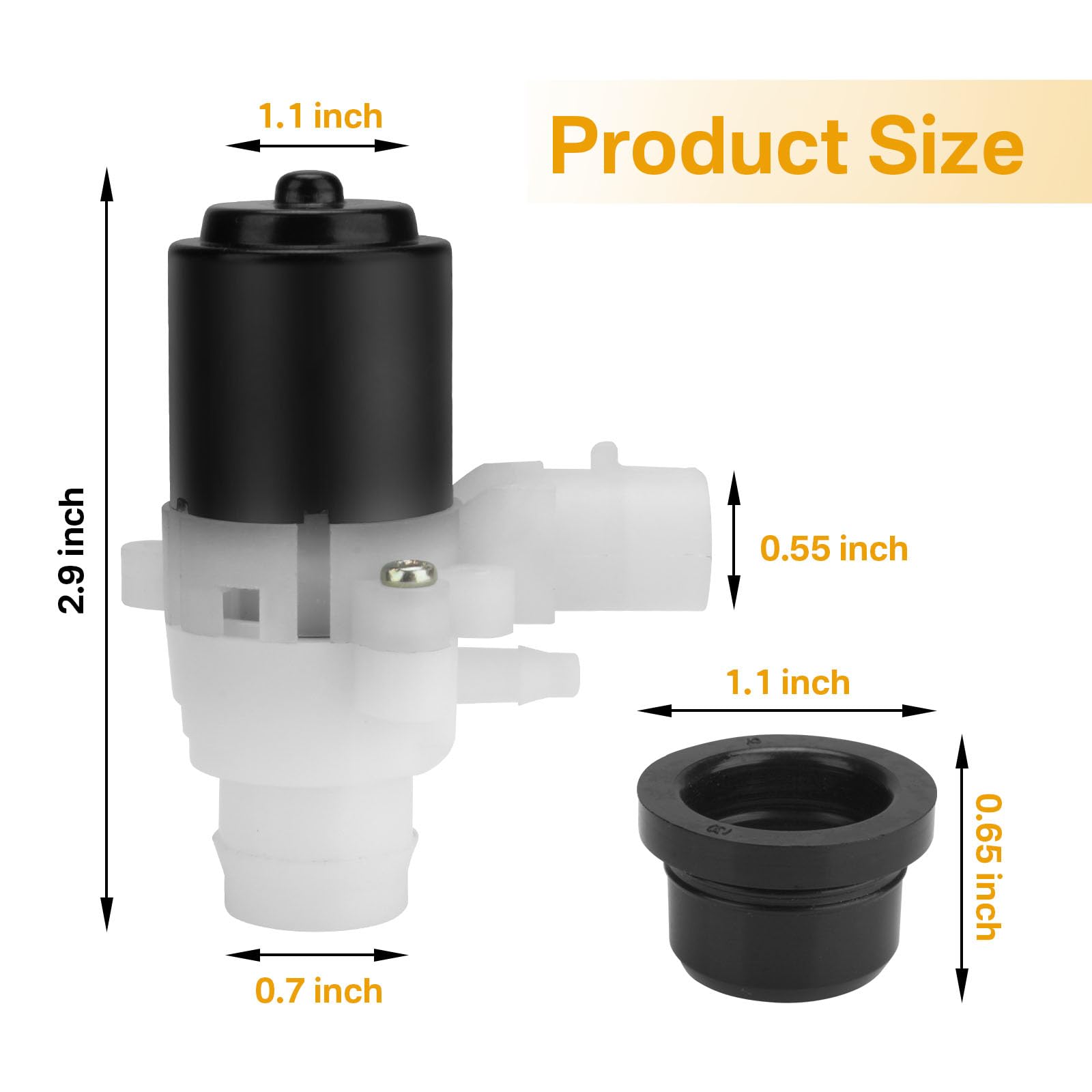 PSA10DBフリーザ 5514 Amazon.com: 104307 Truck Windshield Wiper Washer Pump HLK7046 Fit