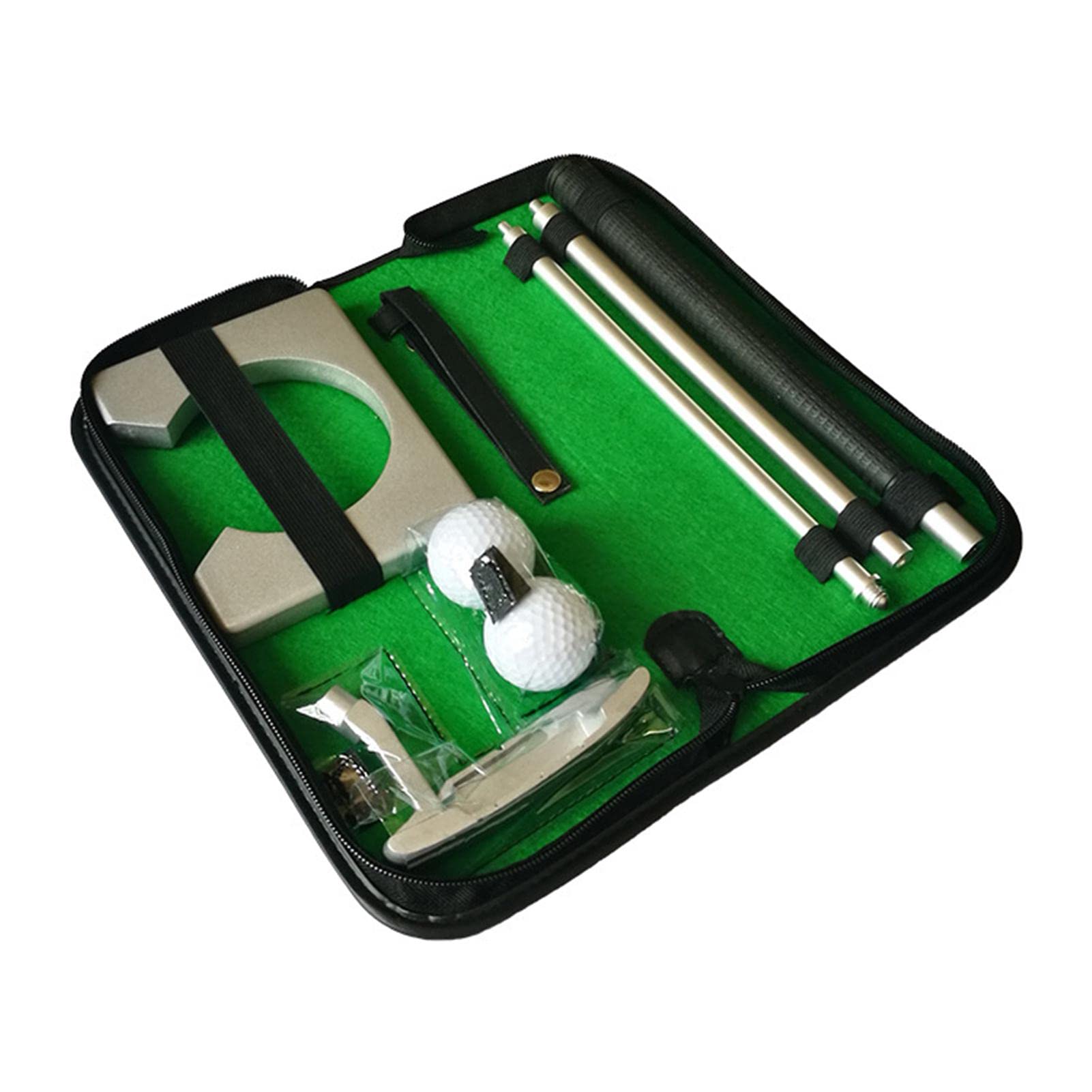 Kit de práctica de golf para el hogar y viajes: mejora tu putt en el salón o la oficina 8