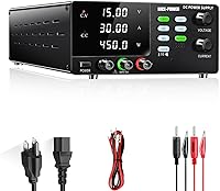 Vista 1 de NICE-POWER Fuente de alimentación de CC variable, 15V 30A 450W de conmutación de alta potencia Fuente de alimentación de banco regulada de CC