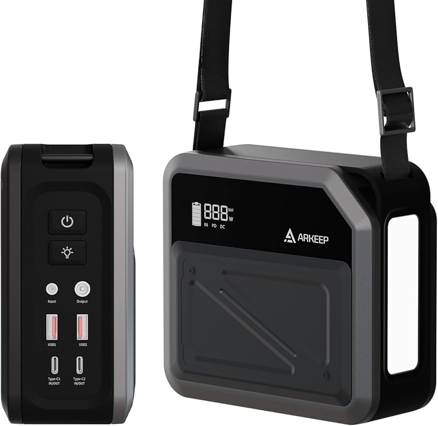 Amazon.co.jp: ARKEEP P72 ポータブル電源 270Wh/200W 72000mAh