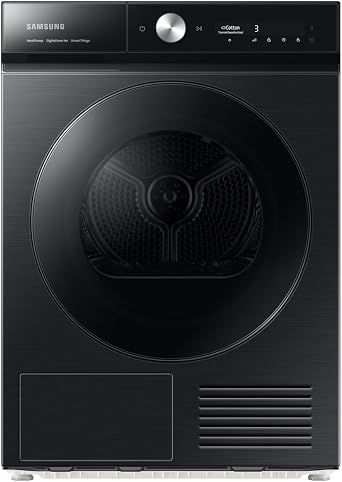 Samsung Series 8 AI Energy OptimalDry  DV90BB9445GB 9Kg Heat Pump Tumble Dryer - Black - A+++ Rated [Energy Class A+++]