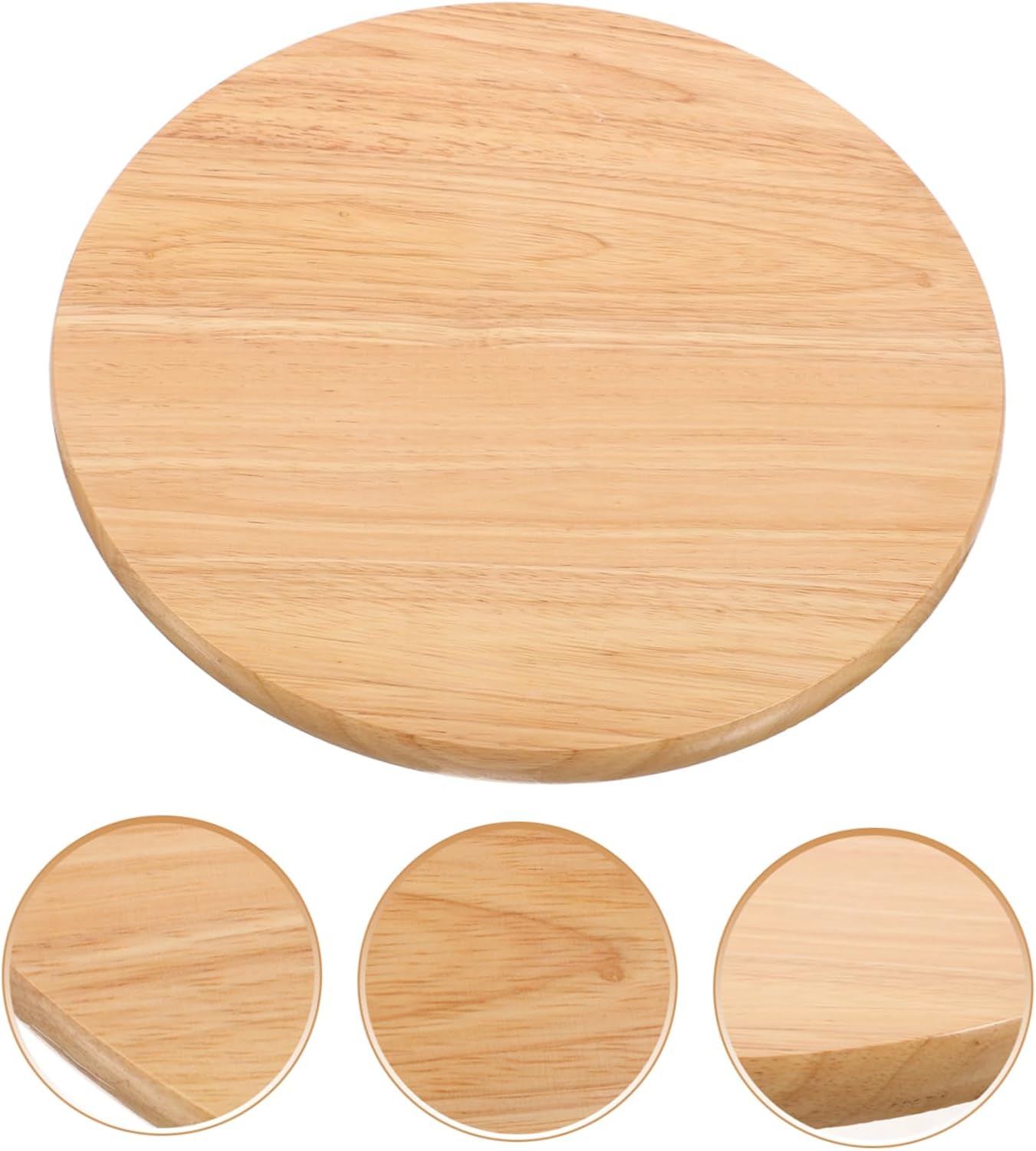 Ciieeo Wooden Stool Seat Replacement Solid Wood Bar Stool Seat Cover for Kitchen and Indoor Use Reinforced Design for Comfort and Stability