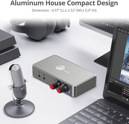 Miniatura 7 de SIIG Dispositivo de captura de video HDMI 4K 60HZ con control de volumen, USB-C, grabación de juegos 4K 30Hz, tarjeta de captura de audio y video,