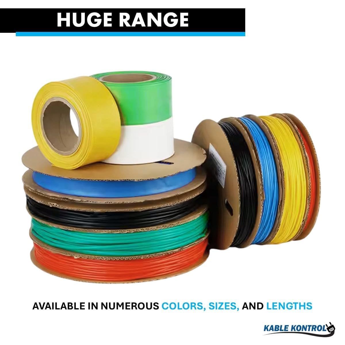 Kable Kontrol Heat Shrink Tubing - 1-1/4” Inch - 10' Ft Long, Purple Polyolefin - 2:1 Industrial Shrink Tube & Cable Sleeve for Electrical Wire Insulation - Rated for 600 V - Image 7