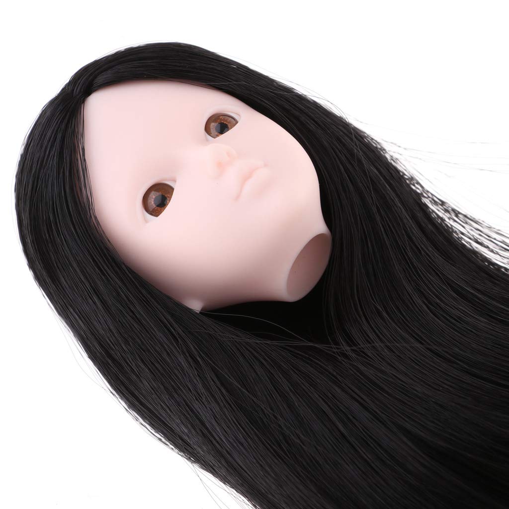 Amazon | KESOTO 1/6 bjd ob ドール用 ドールヘッド 長い髪 ドール 
