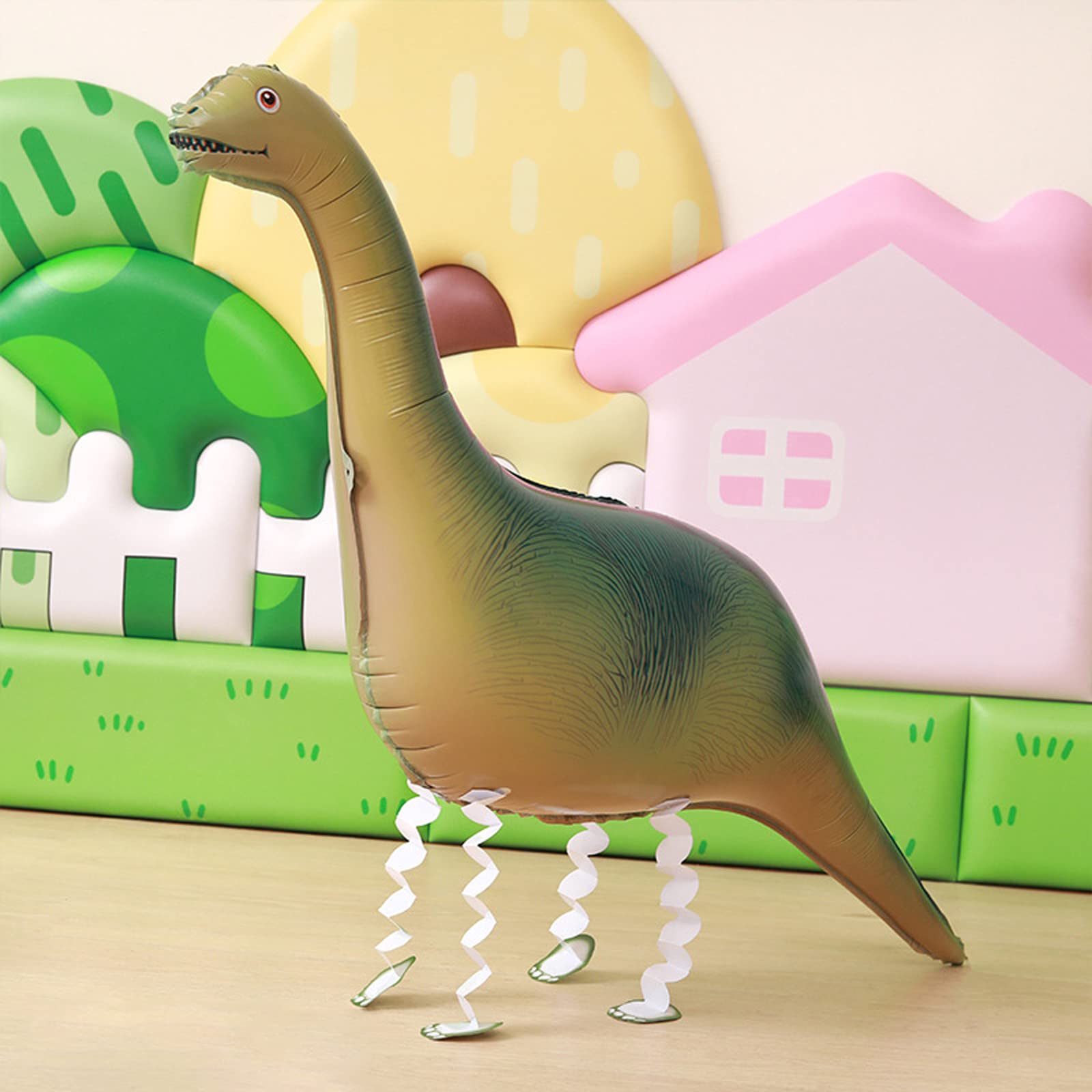 SOTOGO 14 Pieces Walking Animal Balloons Pet Balloons Farm Animal Balloon Toys Air Walkers for Kids Gift Birthday Party Decor